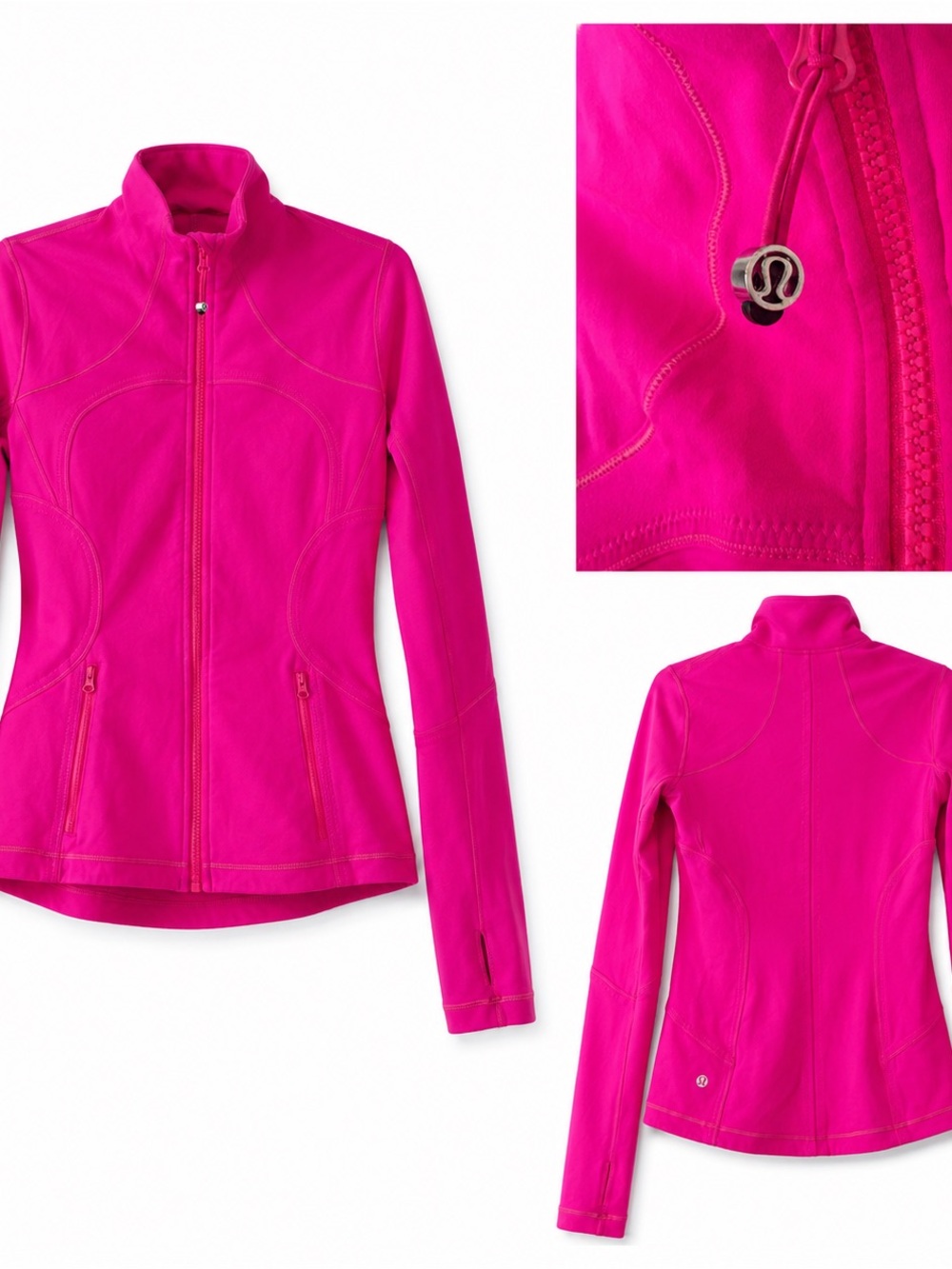 🌷 Lululemon Hot Pink Define Jacket – Approx. Size 4–6